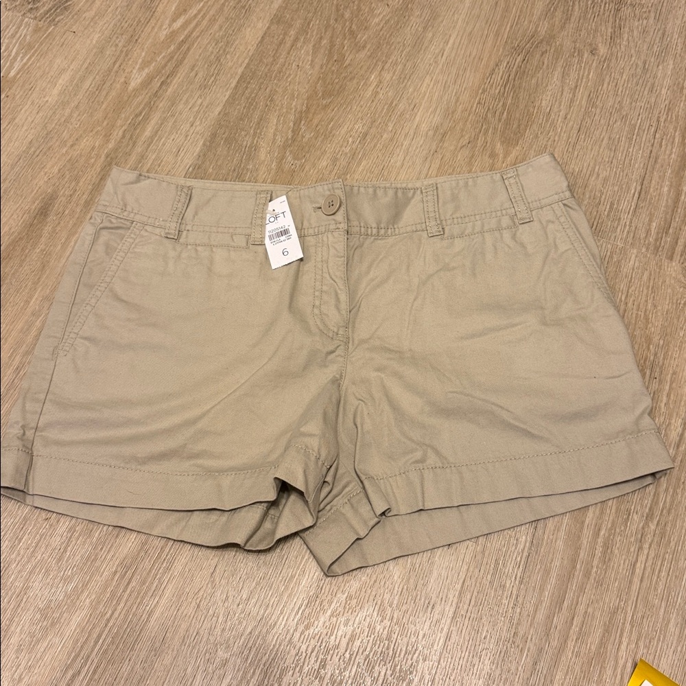Loft Khaki Casual Shorts